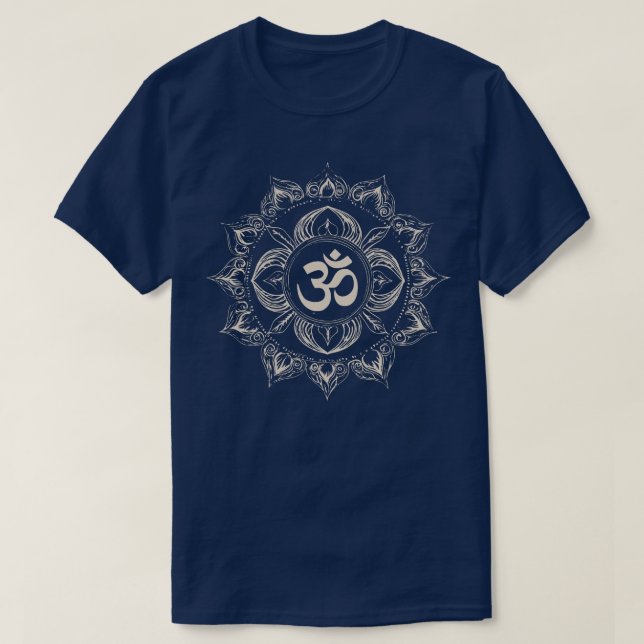Cosmic Resonance The Mystical Power of Om 8 T-Shirt (Design Front)