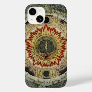 Cosmic Rose Mandala Case-Mate iPhone 14 Case