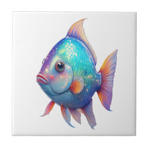 Cosmic Scales Fish  Tile