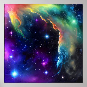 Cosmic Scene Poster
