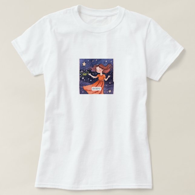 Cosmic Scorpio T-Shirt (Design Front)