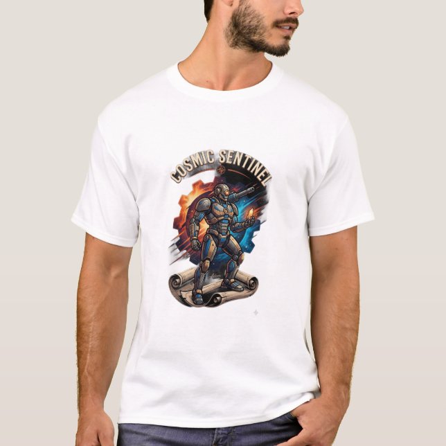 Cosmic Sentinel T-Shirt (Front)