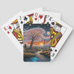 “Cosmic Serenity” Playing Cards