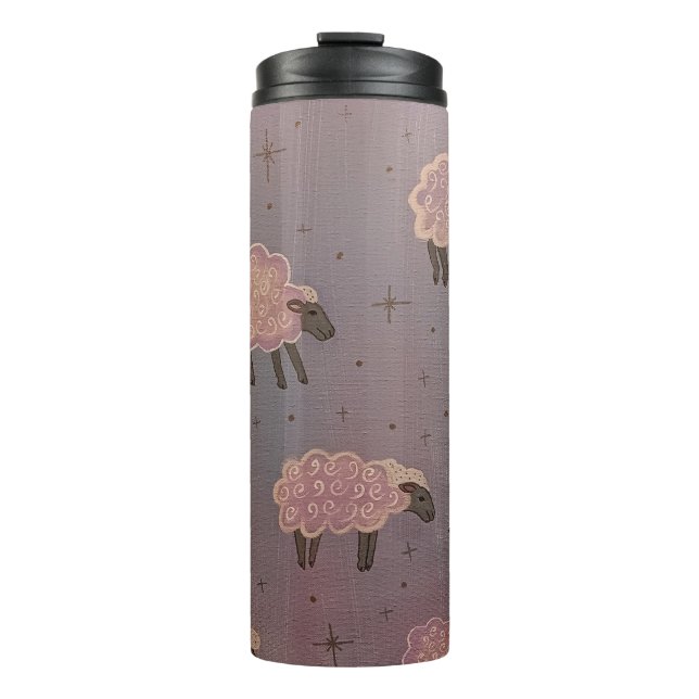 Cosmic Sheep Thermal Tumbler (Front)