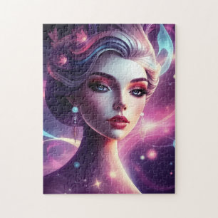 Cosmic Siren's Gaze Jigsaw Puzzle
