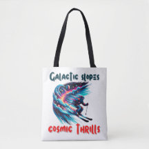 Cosmic Skiing Adventure in Space