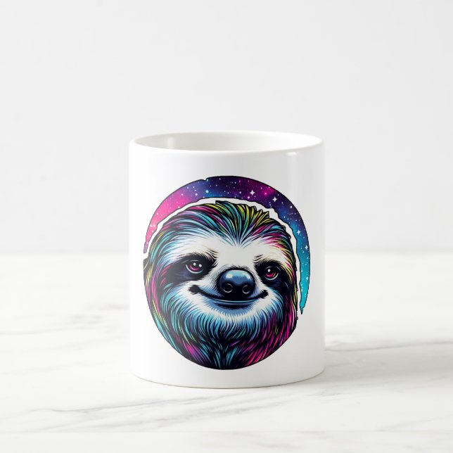Cosmic Sloth Coffee Mug (Center)