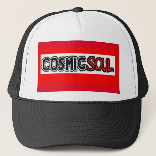 Cosmic Soul - Logo  Longwise Trucker Hat (Front)