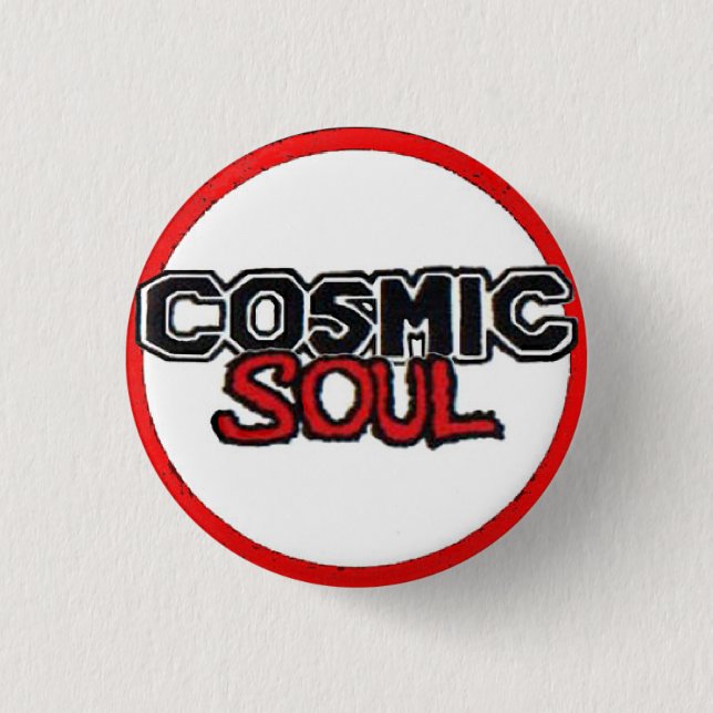 Cosmic Soul - Round Circle Logo 1 Inch Round Button (Front)
