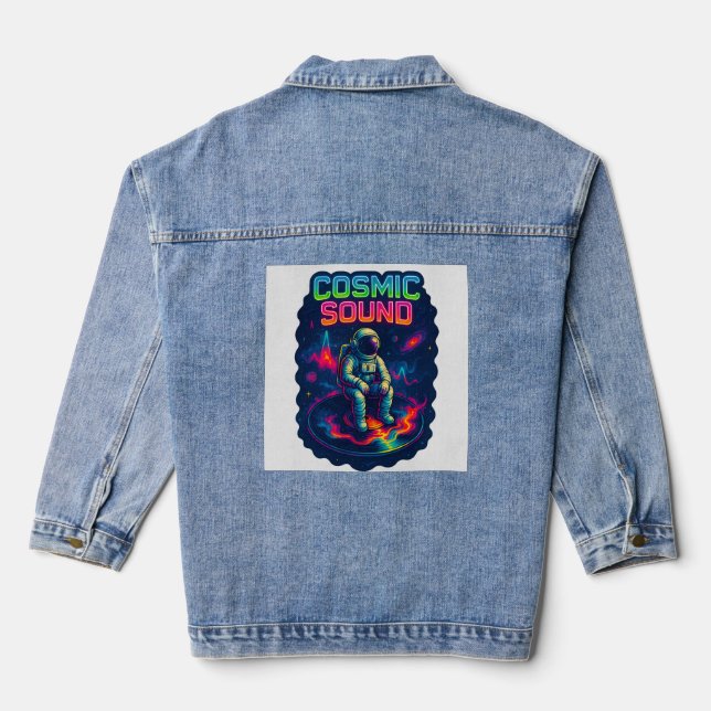 Cosmic Sound Denim Jacket (Back)