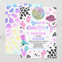 Cosmic Space Cowgirl Disco Rodeo Birthday Party 