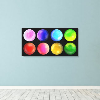 Cosmic Spectrum – Orb Series Landscape Canvas Print