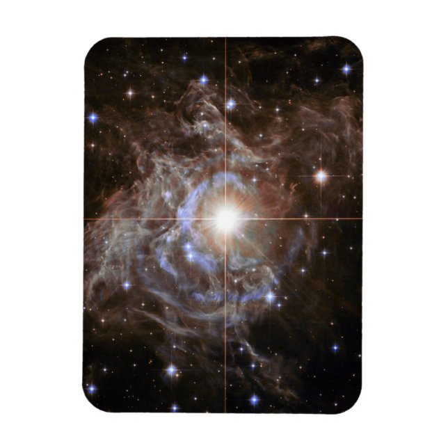 Cosmic Star Holiday Wreath Magnet (Vertical)