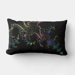 Cosmic Star Storm Lumbar Pillow