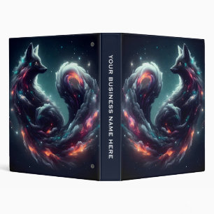 Cosmic Starlight Fox Spirit Fantasy Animal Binder