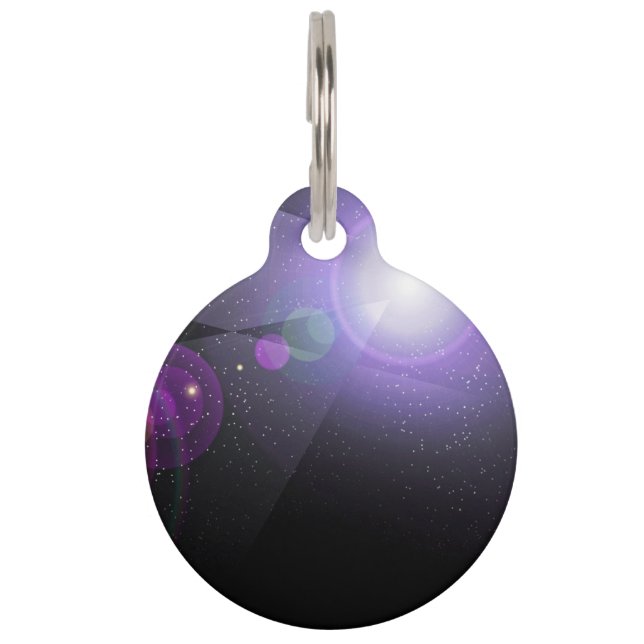 Cosmic Stars Pet Tag (Front)