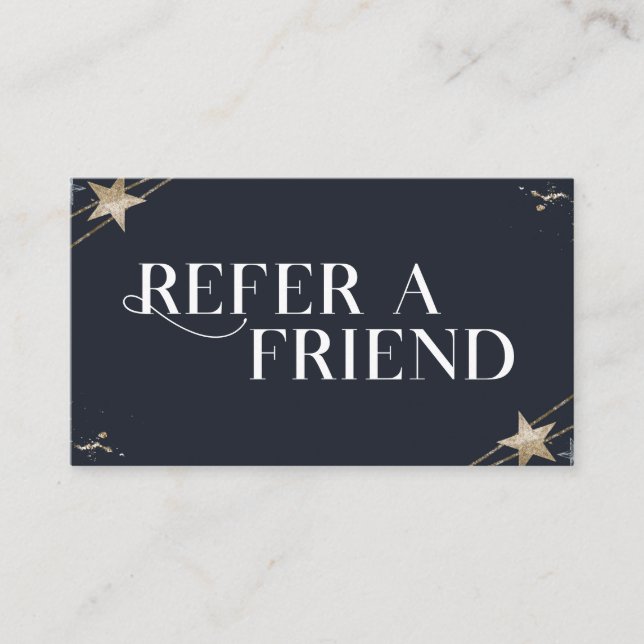 Cosmic Stars Refer A Friend Referral Card (Front)