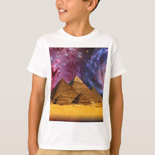 cosmic storm above egypt T-Shirt