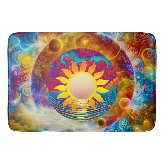 Cosmic Sun Bath Mat (Front)