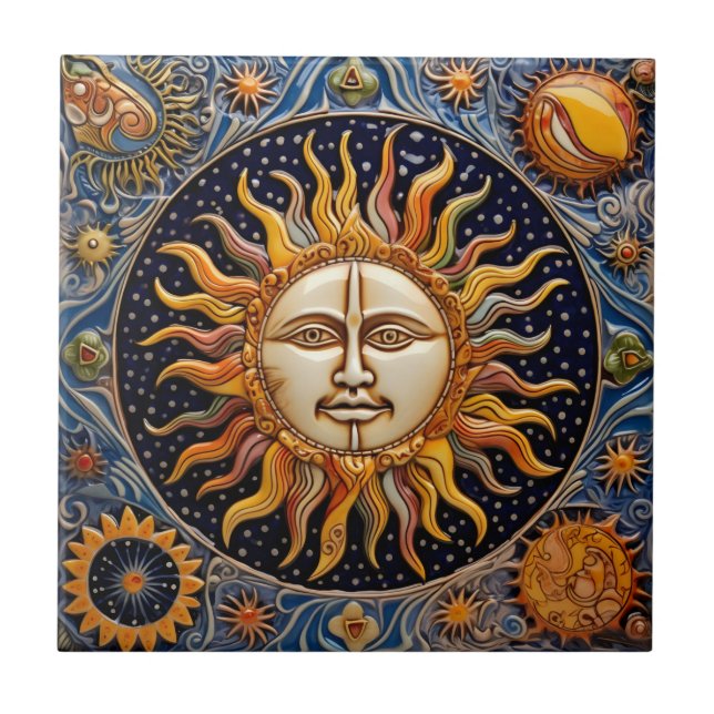 Cosmic Sun Tile (Front)