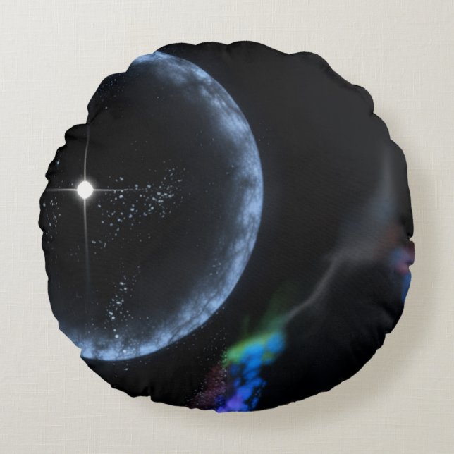 "Cosmic Supernova" Throw Pillow (Front)