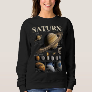 Cosmic Sweatshirt | Vintage Saturn Planet Space