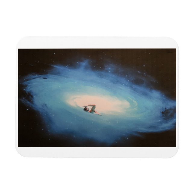 Cosmic Swimmer Fridge Magnet (Horizontal)