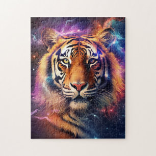 Cosmic Tiger Jigsaw Puzzle