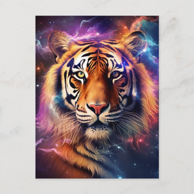 Cosmic Tiger Postcard (Front)