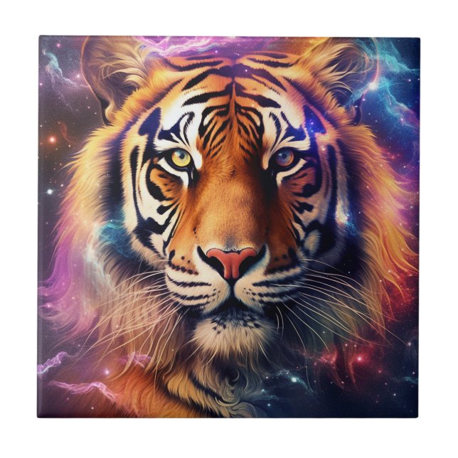 Cosmic Tiger Tile (Front)