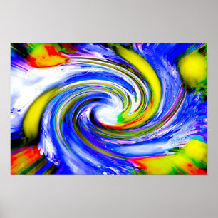 Cosmic travel art poster