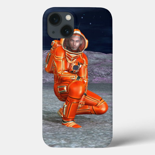 Cosmic Traveller Surreal Planet Landscape Art Case-Mate iPhone Case (Back)