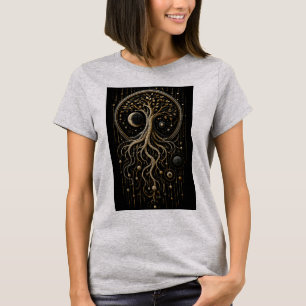 Cosmic Tree of Life 3D Micro Mosaic T-Shirt