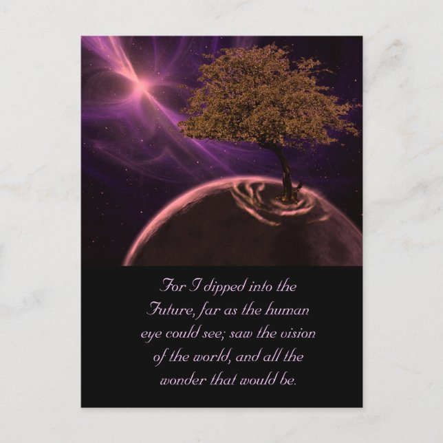 Cosmic Tree of Life Postcard (Front)