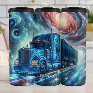 Cosmic Truck Galaxy Journey Thermal Tumbler