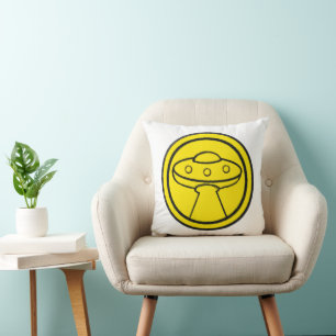 Cosmic Visitor Throw Pillow