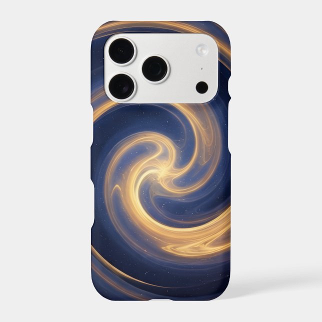 Cosmic Vortex of Golden Light (Back)