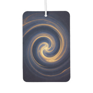 Cosmic Vortex of Golden Light Air Freshener