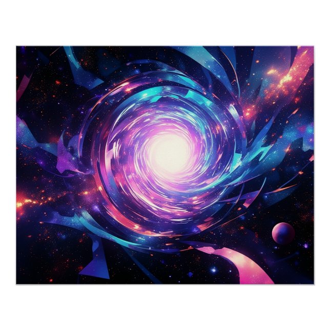 Cosmic Vortex Poster (Front)