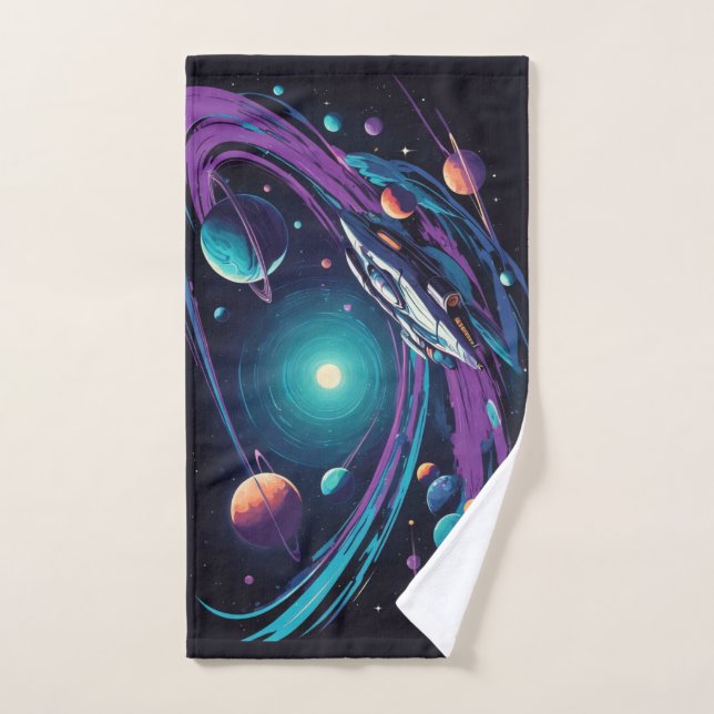 Cosmic Voyage Hand Towel (Hand Towel)