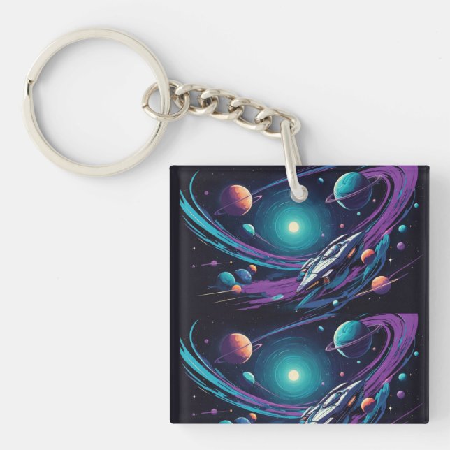 Cosmic Voyage Keychain (Front)