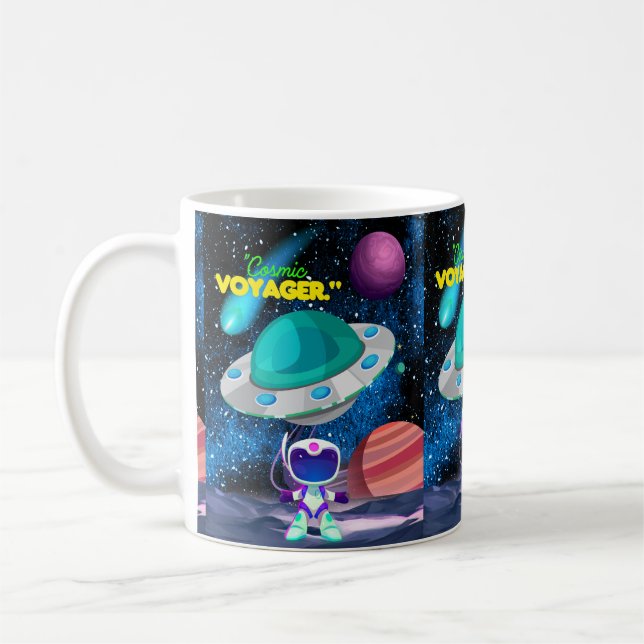 COSMIC VOYAGER  COFFEE MUG (Left)