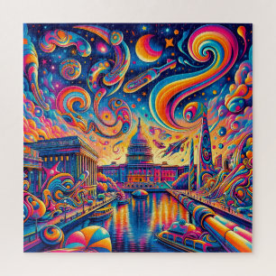 Cosmic Washington DC Jigsaw Puzzle