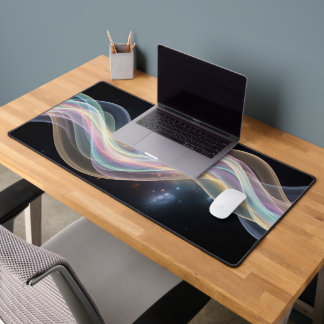 Cosmic Wave Galaxy Light Abstract Deck Mat