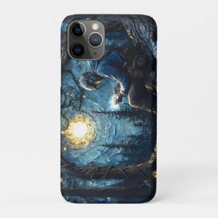Cosmic Welder Art–Starry Night Welding Masterpiece iPhone 11 Pro Case