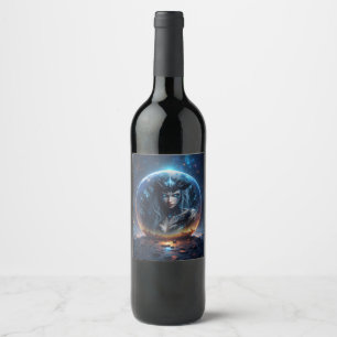 Cosmic Witch – Born from the Star Sphere. Wine Label