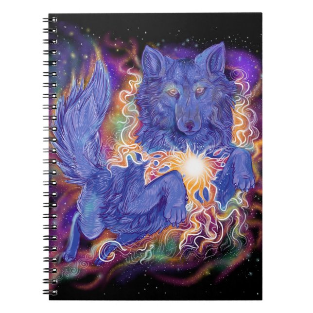 Cosmic Wolf Notebook (Front)