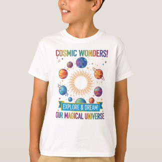 Cosmic Wonders Universe Design for Dreamers T-Shirt