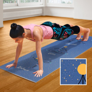 Stretch to Conclusions Foam Yoga Mat, Namaste, Funny Yoga Mat, Cute Ma –  OtterlyFantasticArt