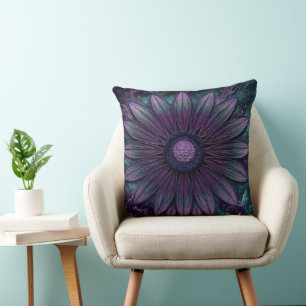 CosmicDaisy Throw Pillow
